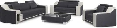 Produktbild von Sofagarnitur 3+1+1 Sitzer Sofas Couch Ledersofa