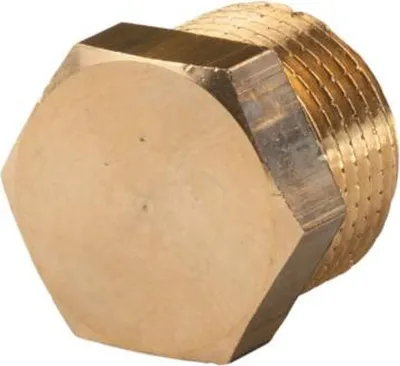 Produktbild von Messing Gewinde-Fitting Stopfen 3/8'AG (DN 10) - schwere Ausführung