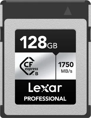 Produktbild von Lexar 128GB CFexpress Karte Typ B - Hochgeschwindigkeitsaufnahme für Profis