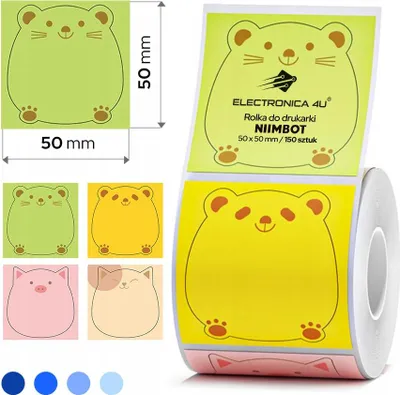 Produktbild von Selbstklebende Etiketten Thermosticker Niimbot B1 B4 B21 B21_Pro B3S B31 50x50