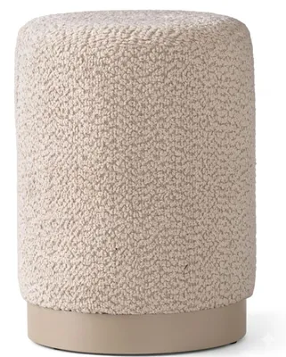 Produktbild von Schlafzimmer Set Beige Textil Holz Modern Bett Kleiderschrank Spiegel