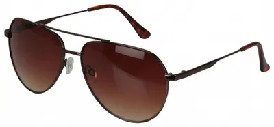 Produktbild von Sonnenbrille im Pilotenstil, Uni - Metallrahmen - Getönte Gläser - Nasenstöpsel - Inklusive Etui und Trageband - Zeitloses Design - Pilotenbrille