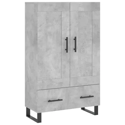 Produktbild von Highboard Betongrau 69,5x31x115 cm Holzwerkstoff