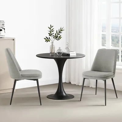 Produktbild von CHITA Polsterstuhl (2 St) 4-Fuß-Stuhl, Esszimmerstuhl, Verstellbare Füße, Metallgestell