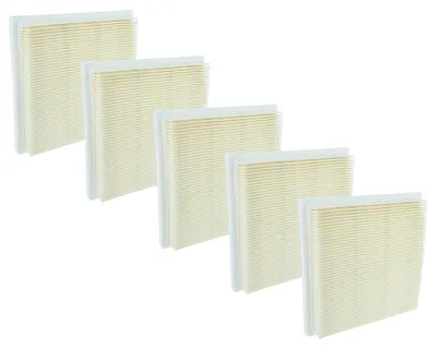 Produktbild von vhbw 5x Flachfaltenfilter Ersatz für Bosch 2609256F65 für Staubsauger