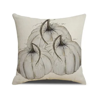 Produktbild von Kopfkissenbezug 45x45cm mit Herbstdruck BOHO, 100% Polyester, Gewicht 77g