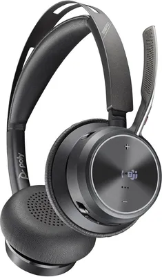 Produktbild von HP Poly Voyager Focus 2-M USB-C-C Headset USB-C/A Adapter Poly+ 3years, 175 g, Schwarz