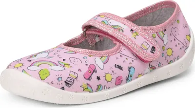 Image de Chaussons pour filles Ladeheid LARW007 (arc-en-ciel rose, 35)