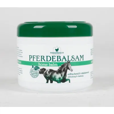 Productafbeelding van Herbamedicus paardenbalsem: verzorgende en verkoelende behandeling voor de huid, 500 ml