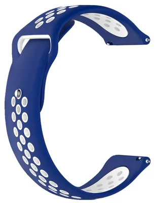 Immagine prodotto di Per Amazfit GTR 3 / GTR 3 Pro Cinturino in plastica/silicone Smart Sport Blu/Bianco