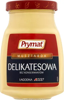 Zdjęcie produktu dla Prymat Musztarda delikatesowa 185 g