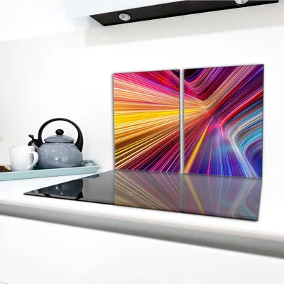 Imagen del producto de Placa de vitrocerámica protectora para cocina, 2x40x52 cm, de color