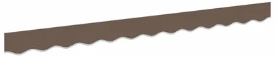 Image de vidaXL, remplacement de jupe de marquise, couleur taupe, 4,5 mètres, polyester