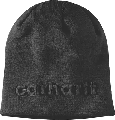 Produktbild von Carhartt Herren Mütze Knit Embossed Beanie | 107002, Farbe:black, Größe:OS