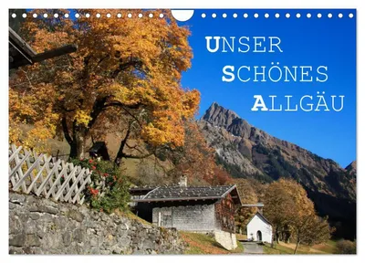 Produktbild von Unser schönes Allgäu (Wandkalender 2027 DIN A4 quer), CALVENDO Monatskalender