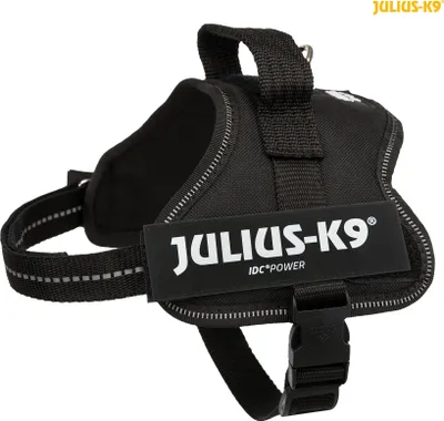 Produktbild von Julius-K9® Powergeschirr®, XS / Mini-Mini: 40–53 cm / 22 mm, schwarz