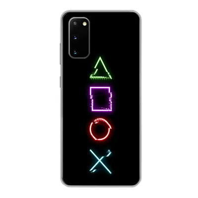 Produktbild von MuchoWow® Handyhülle Schutzhülle Hülle für Samsung Galaxy S20 Spiele - Controller - Neon Silikon Softcase Handy Hülle - Bild