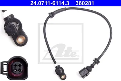 Produktbild von Ate Sensor, Raddrehzahl  24.0711-6114.3