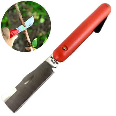 Image de SONO® - Couteau à greffer professionnel - acier inoxydable japonais 440A - longueur : 165 mm