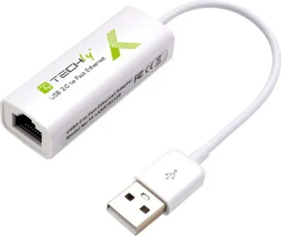 Immagine prodotto di Techly USB 2.0 auf RJ45 10/100 Konverter