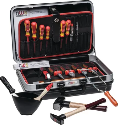 Produktbild von Werkzeugkoffer 23tlg.im Schalenkoffer a.ABS,schwarz