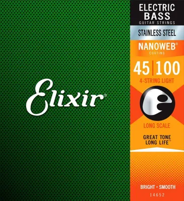 Obrázek produktu pro Elixir 14652 Nanoweb 4 45-100 Struny pro baskytaru
