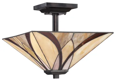 Obrázek produktu pro Stropní svítidlo Elstead Asheville E27 s 2 násobnou montáží 31 cm Valiant Bronze