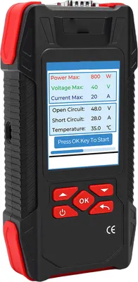 Produktbild von Solarpanel-Tester MPPT-Kurvenanzeige 2000 W 90 V 40 A Professionelles Photovoltaik-Messgerät mit Hintergrundbeleuchtung und Datenhaltefunktion
