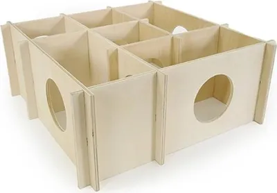 Produktbild von Labyrinth für Hamster Palisanderholz