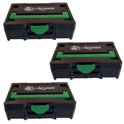 Produktbild von Tanos 3x Micro Systainer³ XXS 33 Festool komp. Kirchner Edition 31,3x105x66 mm
