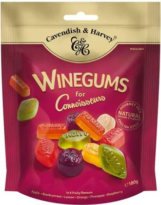 Produktbild von Cavendish & Harvey Winegums for Connoisseurs 180g