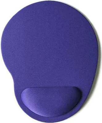 Immagine prodotto di Tappetino per mouse antiscivolo - Poggiapolsi - Mousepad - Rotondo viola