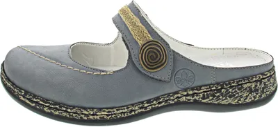Produktbild von Rieker Schuhe Damen Pantoletten Clogs 46391, Größe:39 EU, Farbe:Blau