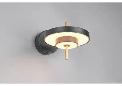 Obrázek produktu pro Nástěnné svítidlo LED, CCT, stmívatelné, nastavitelné, černé, D 30 cm