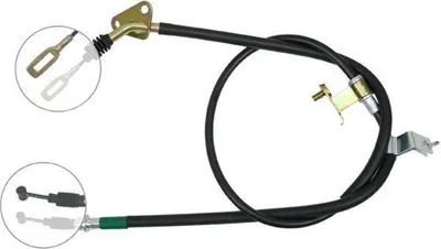 Imagen del producto de Freno de estacionamiento con cable, 1553 mm, freno de tambor, ABS, para, entre otros, MAZDA 323