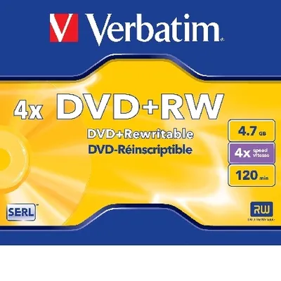 Produktbild von Verbatim Dvd+rw 4.7GB DVD+RW, 4,7 GB, 120 min