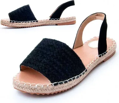 Produktbild von Montevita Flache Sandale Yuttan4 Schwarz