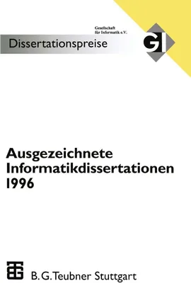 Produktbild von Ausgezeichnete Informatikdissertationen 1996