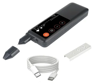 Diamant-Teststift, tragbarer Tester für Schmuck & Münzen (Schwarz)