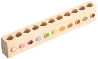 Obrázek produktu pro Dřevěný stojánek na tužky s 11 přihrádkami do školy a do kanceláře