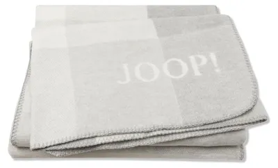 Produktbild von JOOP! Plaid Mesh mit Zierstich Größe 150x200cm Farbe Grau