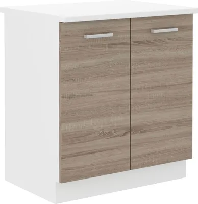 Produktbild von Küchen Unterschrank 80 cm für das Modell „Dave 240 Eiche Sonoma Trüffel“