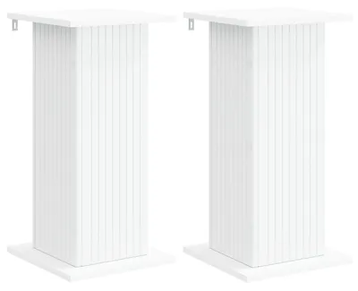 Image de Support de Plante 2 pcs Blanc 30,5 x 30 x 60,5 cm