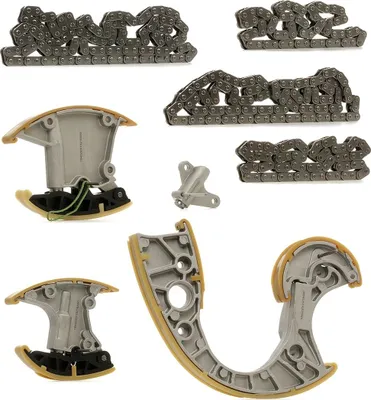 Produktbild von RIDEX 1389T0017 Steuerkettensatz Steuerkette für AUDI A6 Avant (4F5, C6) A4 Avant (8ED, B7) A6 Limousine (4F2, C6) Q7 (4LB) für VW Touareg