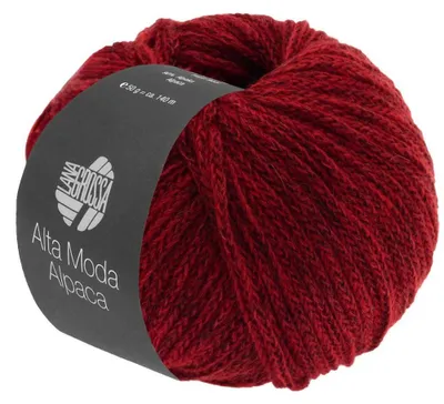 Produktbild von Lana Grossa - Alta Moda Alpaca 0040 dunkelrot meliert