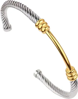 Immagine prodotto di Bracciale PO-32680 - Eleganza in Argento e Oro KP32680