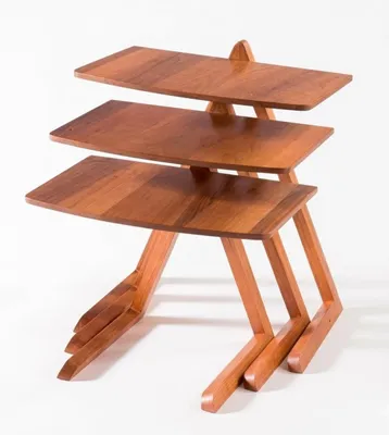 Obrázek produktu pro Sada 3 moderních odkládacích stolků v elegantním designu