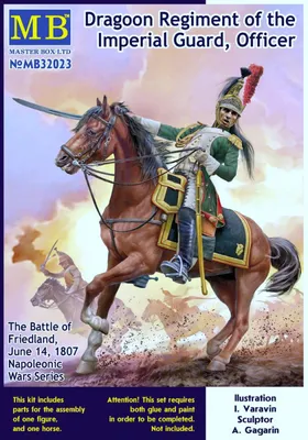 Produktbild von MASTER BOX MB32023 Napoleonic Wars Series: Dragoon Regiment 1:32