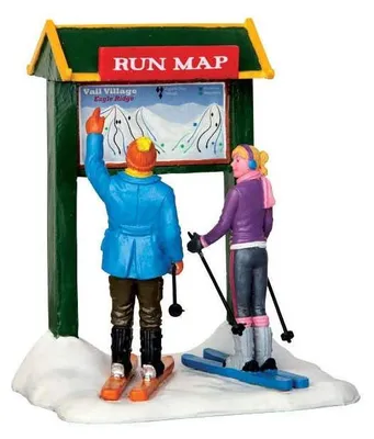 Weihnachtsdorf-Figur, Harz, mehrfarbig, 13 cm, 1 Stück