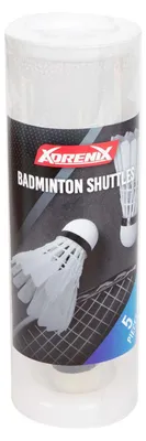 Image de Adrenix Badminton-Shuttles blanc en tube, 5 pcs.
